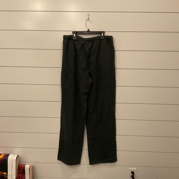 #0487 NWT SKIMS COTTON FLEECE CLASSIC  STRAIGHT LEG PANT SZ: LARGE COLOR: SPRUCE - Picture 4 of 4